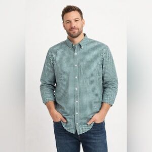 UNTUCKit Shirt Mens 4XL Green Check Button Down Long Sleeve NWT!